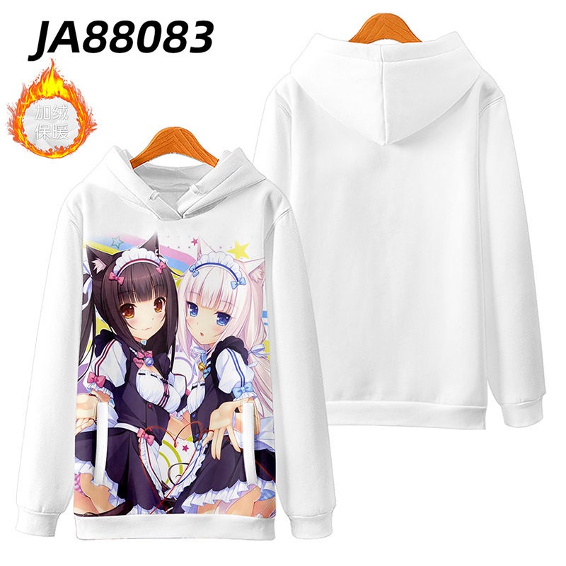 Little Busters 動漫周邊 秋冬潮流寬鬆休閒連帽T