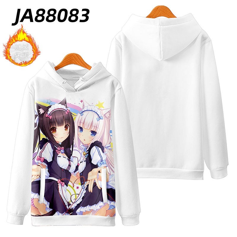 Little Busters 動漫周邊 秋冬潮流寬鬆休閒連帽T