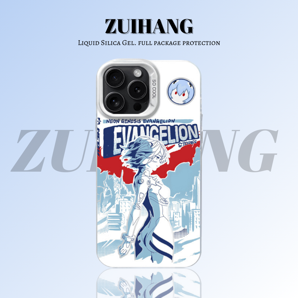 EVA新世紀福音戰士彩銀防摔手機殼-ZUIHANG SHOP