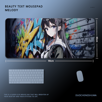 塗鴉墻動漫 主題桌墊 布質滑鼠墊-ZUIHANG SHOP