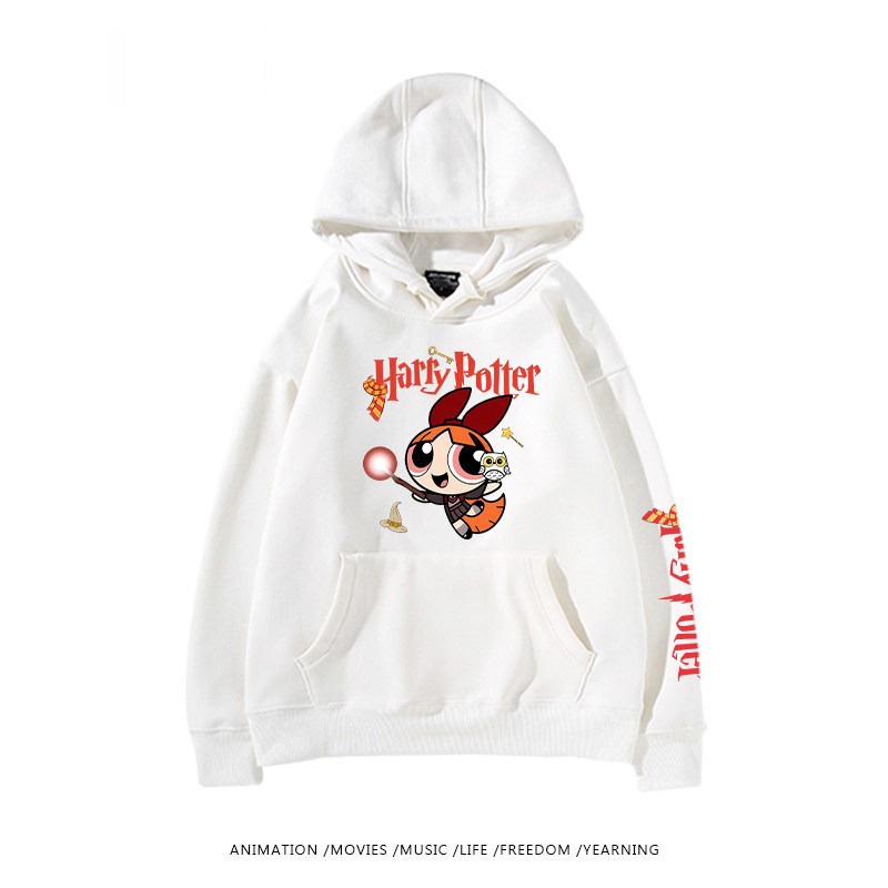 飛天小女警聯名哈利波特連帽衛衣