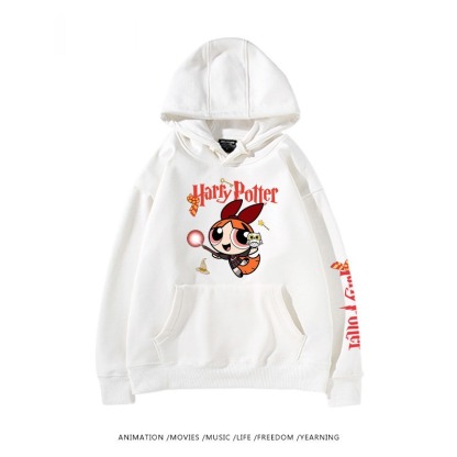飛天小女警聯名哈利波特連帽衛衣