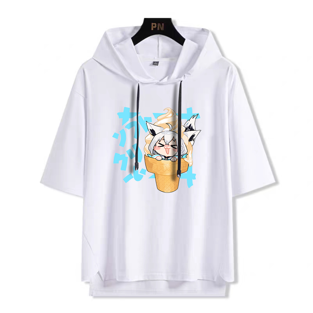 Hololive連帽短袖T恤