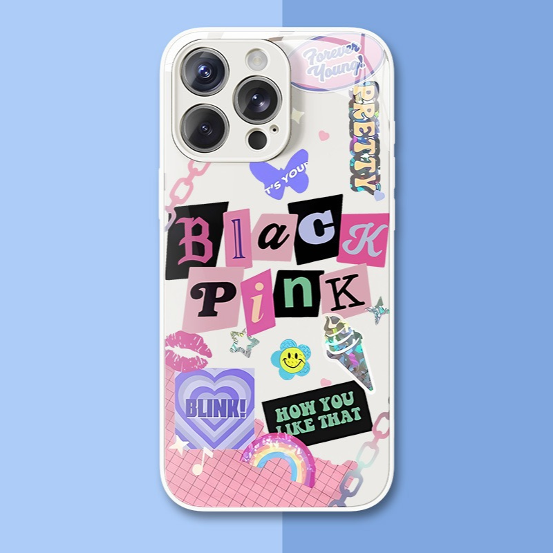BLACKPINK新款高清全包防摔玻璃殼-ZUIHANG SHOP