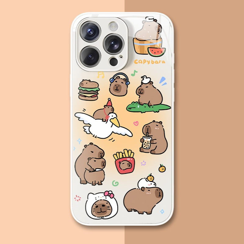 卡皮巴拉新款高清全包防摔玻璃殼-ZUIHANG SHOP