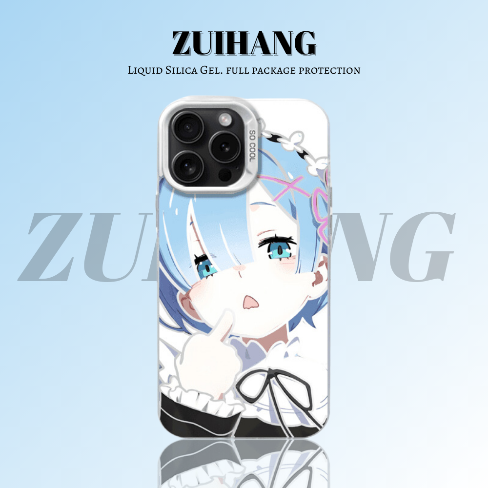 Re:Zero 彩銀線條漸變防摔手機殼-ZUIHANG SHOP