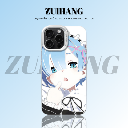 Re:Zero 彩銀線條漸變防摔手機殼-ZUIHANG SHOP