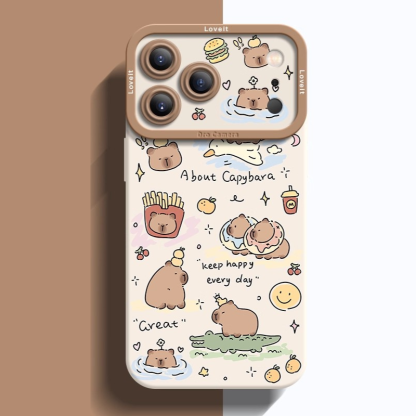 卡皮巴拉液態矽膠全包防摔軟殼