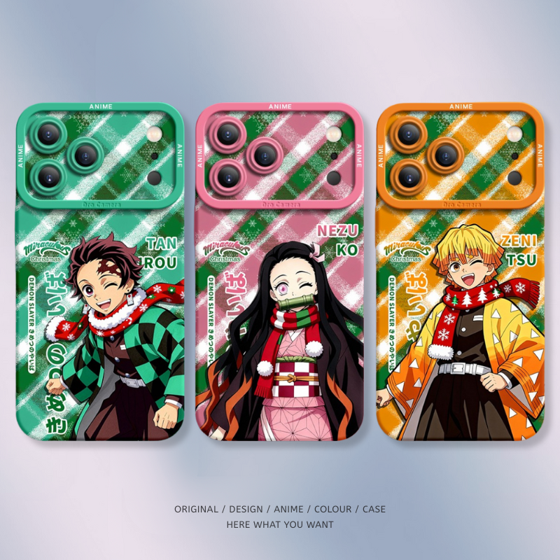 鬼滅之刃液態矽膠全包防摔軟殼