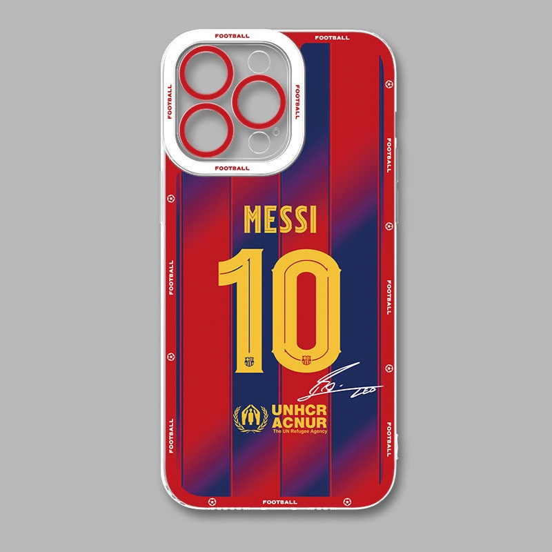 足球俱樂部天使眼透明防摔軟殼