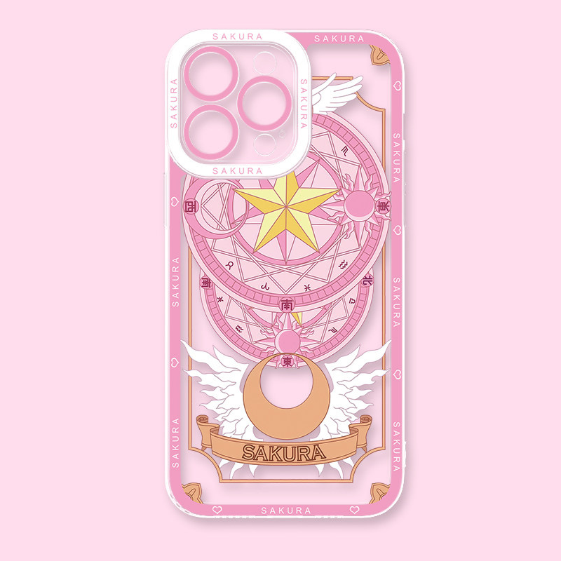 魔卡少女櫻天使眼透明防摔軟殼