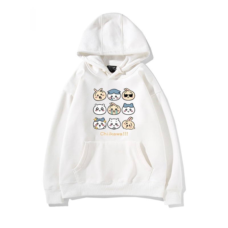 Chiikawa 2025秋冬新款 親子情侶男女連帽衛衣