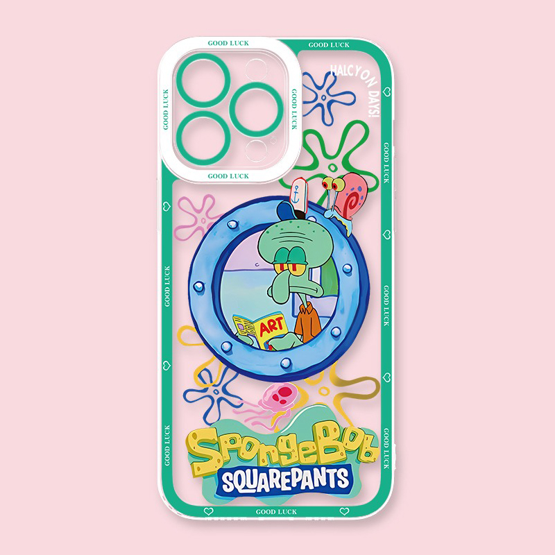 海綿寶寶天使眼透明防摔軟殼-ZUIHANG SHOP