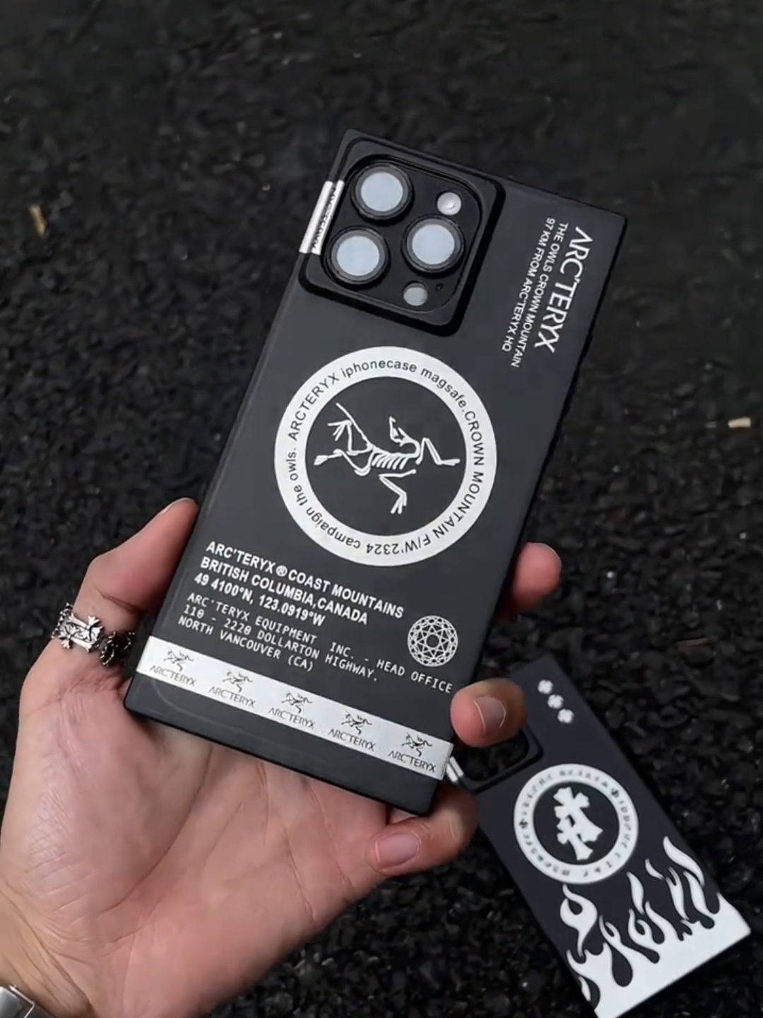 始祖鳥方形磨砂手機殼-ZUIHANG SHOP