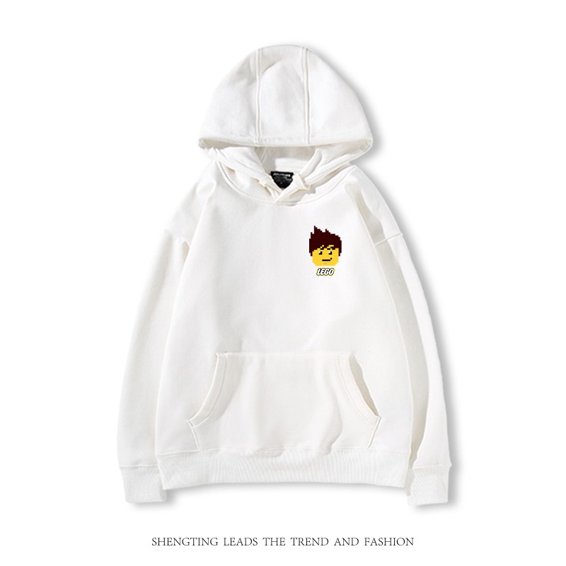 樂高積木 2025秋冬新款 親子情侶裝連帽衛衣