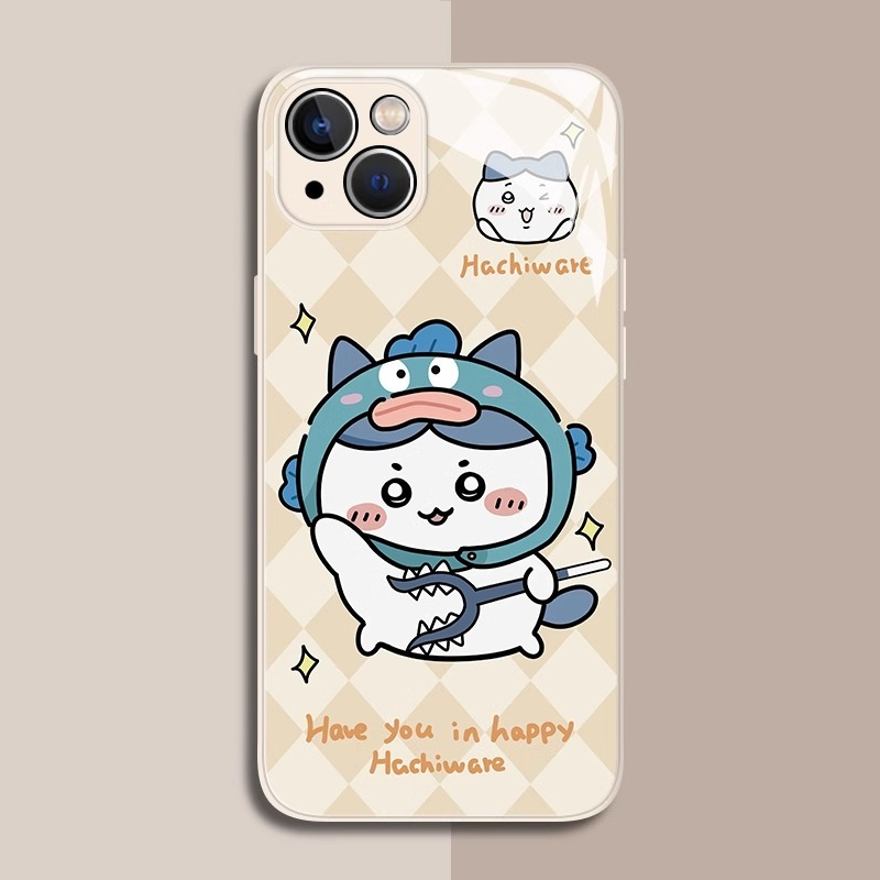 Chiikawa情侶新款高清全包防摔玻璃殼-ZUIHANG SHOP