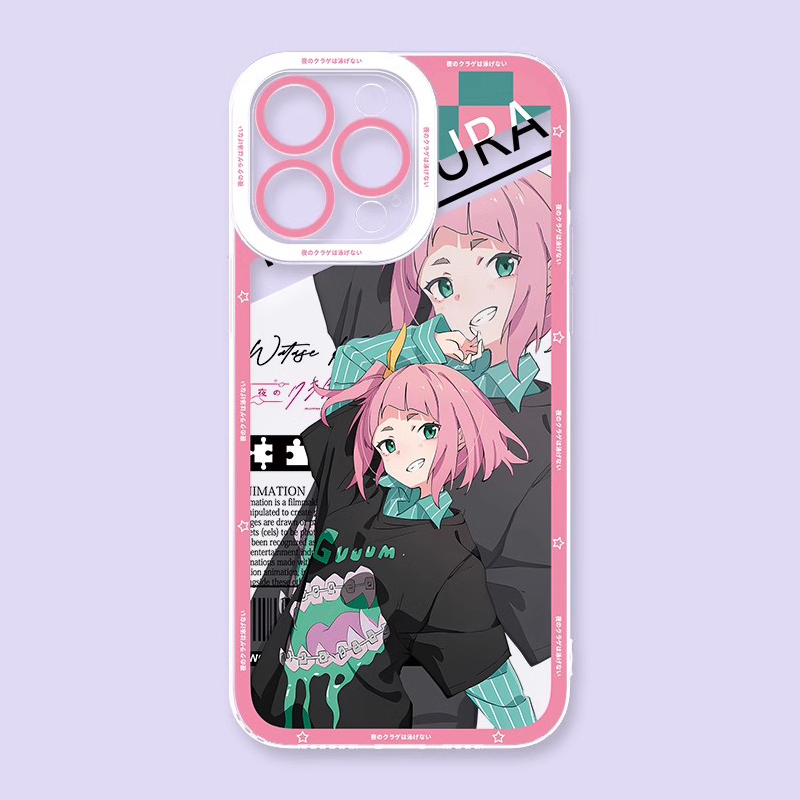 夜晚的水母不會游泳天使眼透明防摔軟殼-ZUIHANG SHOP