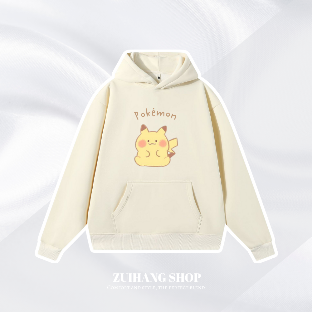 寶可夢Q版新款 親子情侶男女款連帽衛衣-ZUIHANG SHOP