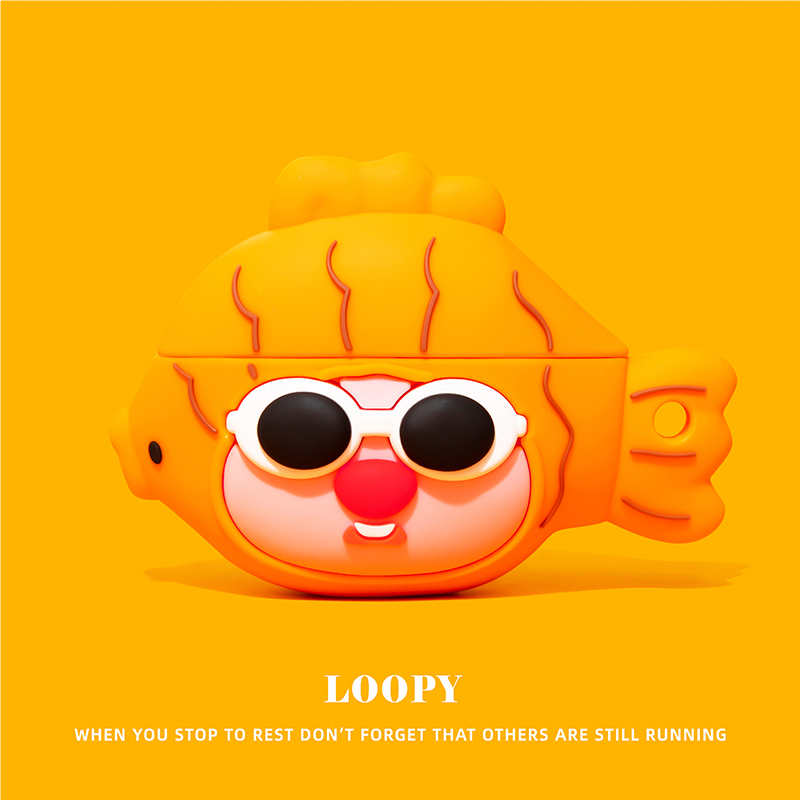 可愛loopy海狸蘋果AirPods耳機保護套