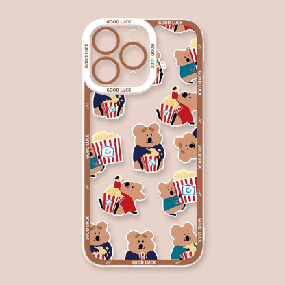 柿子椒熊天使眼透明防摔軟殼-ZUIHANG SHOP