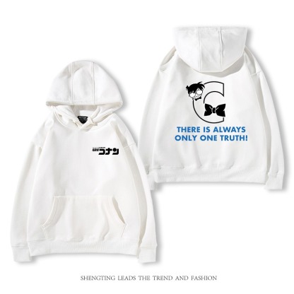 名偵探柯南 2025秋冬新款 親子情侶裝連帽衛衣