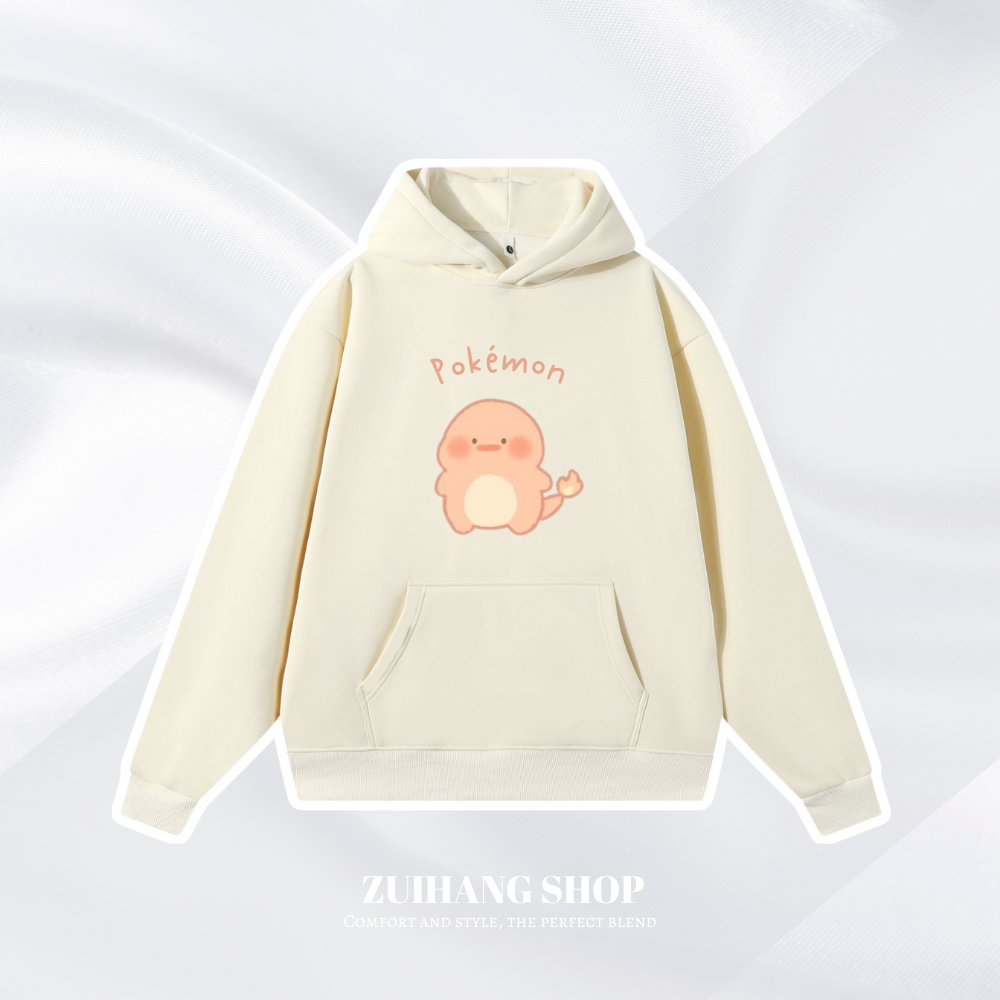 寶可夢Q版新款 親子情侶男女款連帽衛衣-ZUIHANG SHOP
