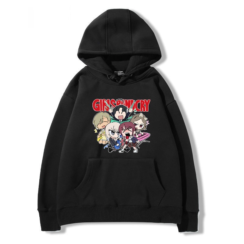 Girls Band Cry 秋冬新款 親子情侶裝連帽衛衣