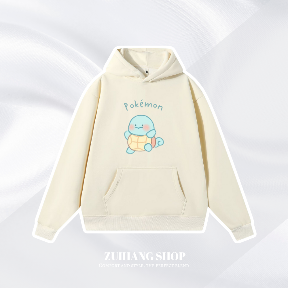 寶可夢Q版新款 親子情侶男女款連帽衛衣-ZUIHANG SHOP