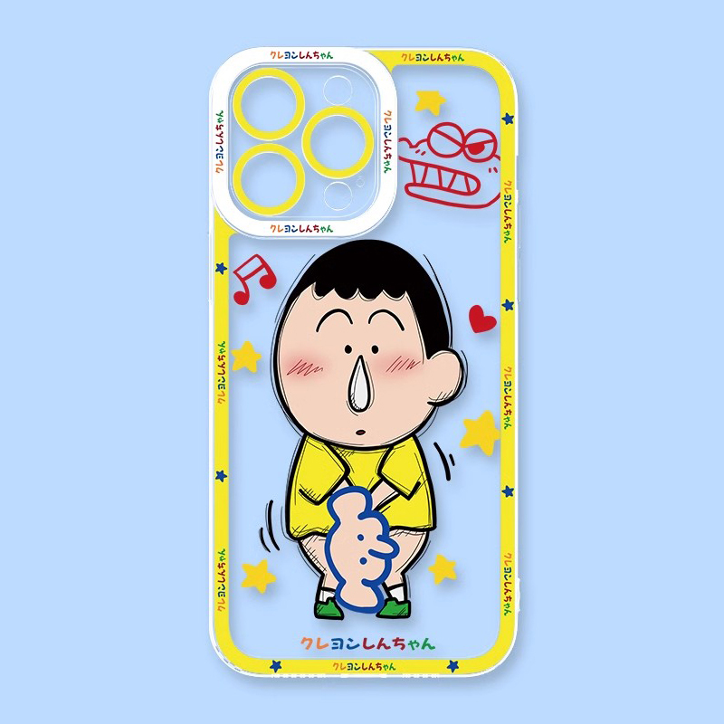 蠟筆小新天使眼透明防摔軟殼