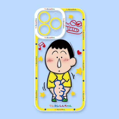 蠟筆小新天使眼透明防摔軟殼