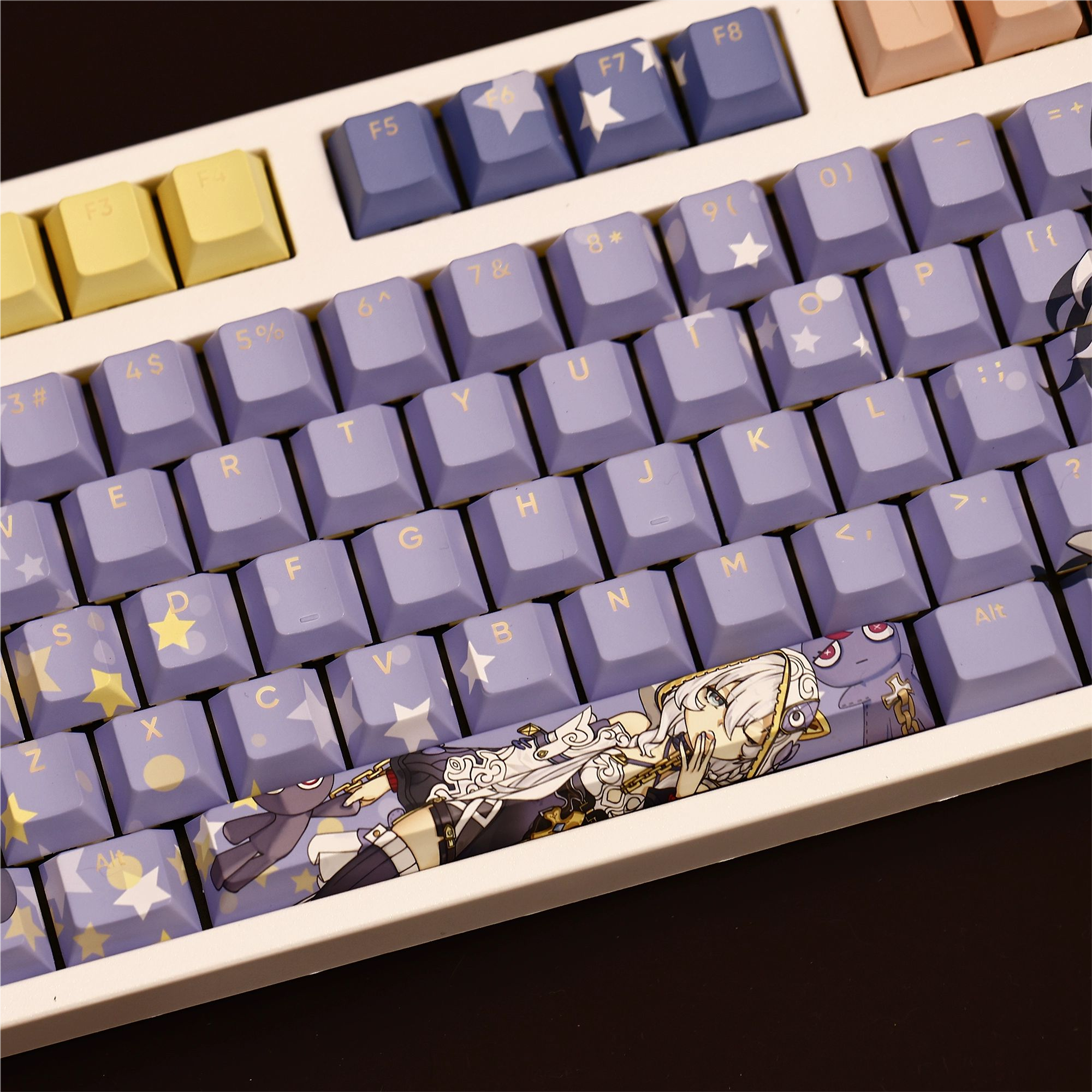 德麗莎天命難逃透光RGB108鍵標準配列衛星軸鍵帽-ZUIHANG SHOP