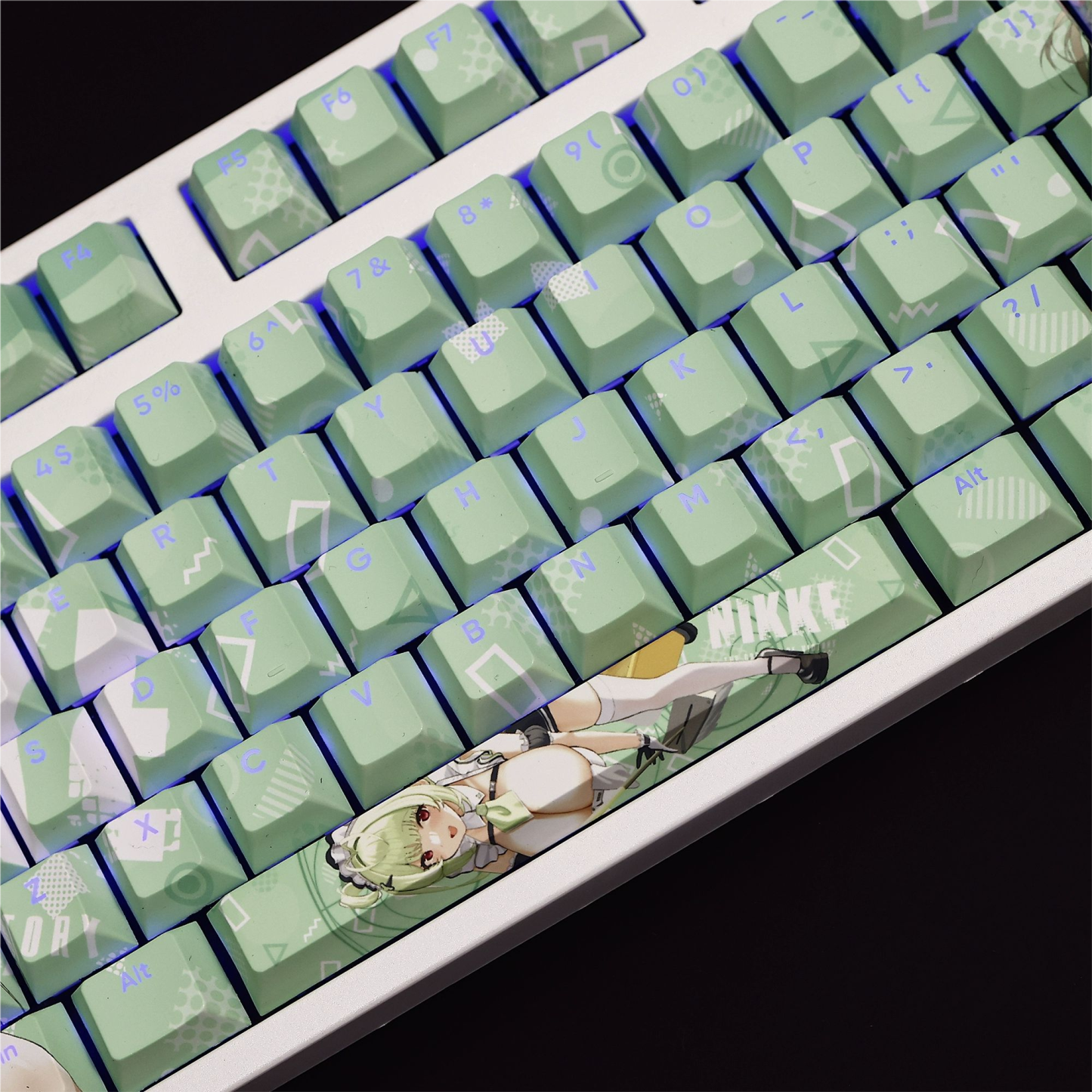 索達透光RGB108鍵標準配列衛星軸鍵帽