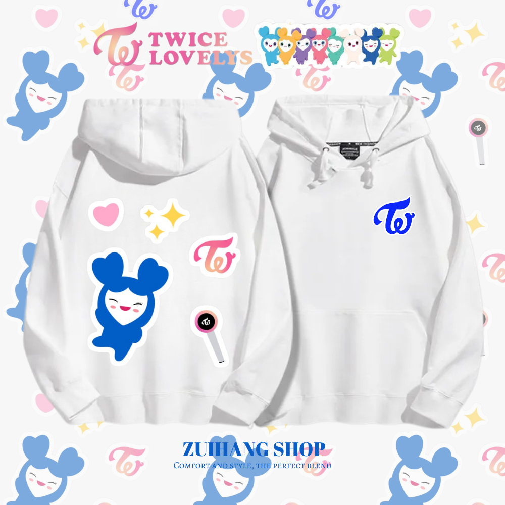Twicelovely新款 親子情侶男女款連帽衛衣-ZUIHANG SHOP