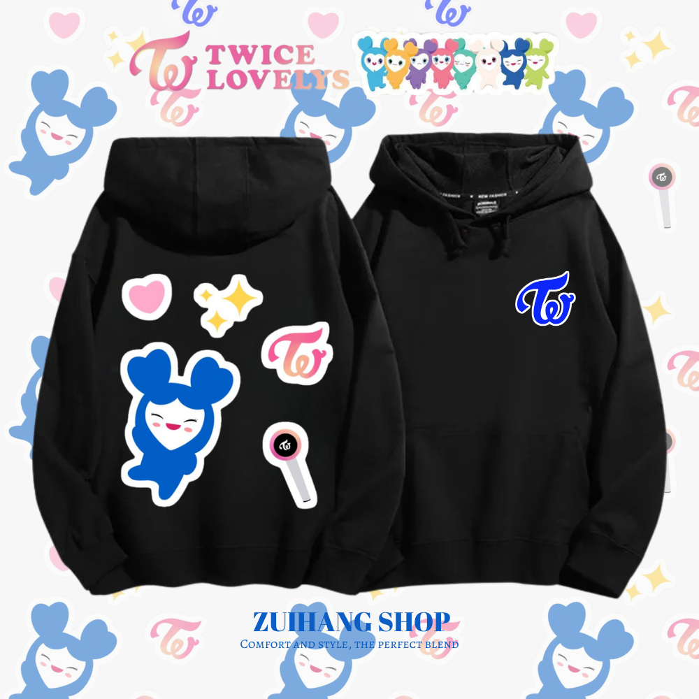 Twicelovely新款 親子情侶男女款連帽衛衣-ZUIHANG SHOP