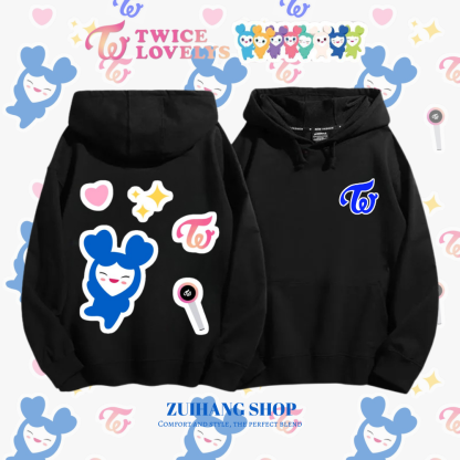 Twicelovely新款 親子情侶男女款連帽衛衣-ZUIHANG SHOP