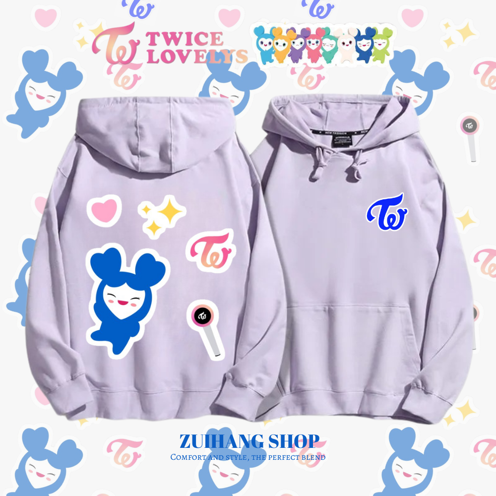 Twicelovely新款 親子情侶男女款連帽衛衣-ZUIHANG SHOP