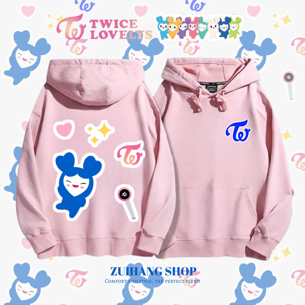 Twicelovely新款 親子情侶男女款連帽衛衣-ZUIHANG SHOP
