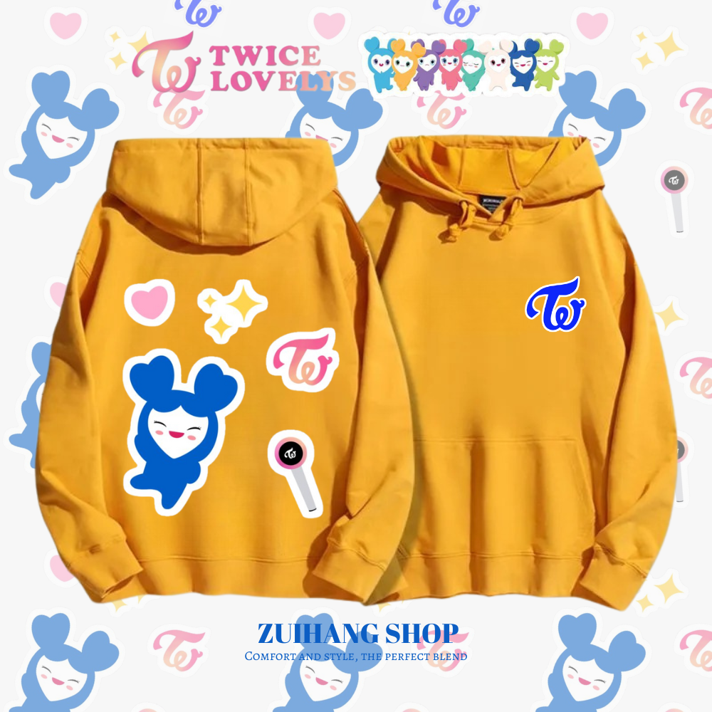 Twicelovely新款 親子情侶男女款連帽衛衣-ZUIHANG SHOP
