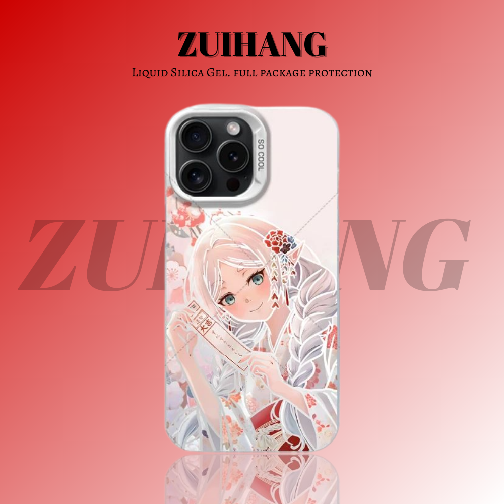 芙莉蓮彩銀線條漸變防摔手機殼-ZUIHANG SHOP
