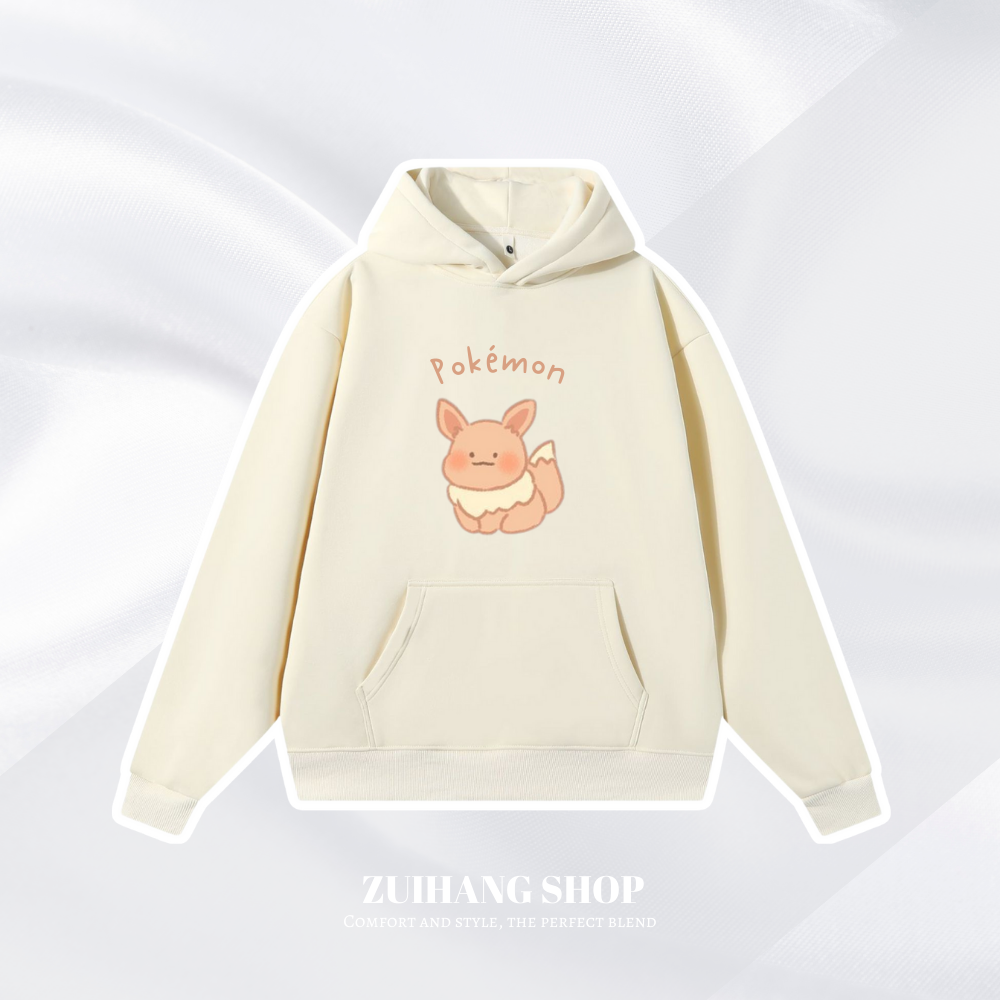 寶可夢Q版新款 親子情侶男女款連帽衛衣-ZUIHANG SHOP