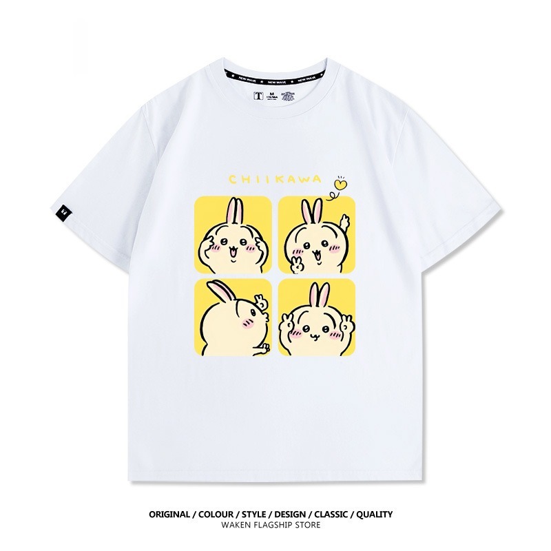 Chiikawa 2025親子情侶男女同款 印花短袖T恤