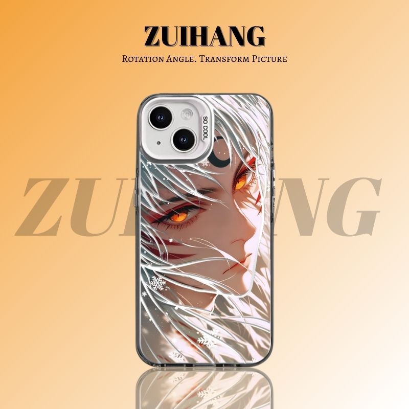 犬夜叉彩銀線條漸變防摔手機殼-ZUIHANG SHOP