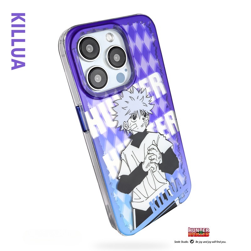 全職獵人「隱砂」IMD鐳射銀 軟邊硬背 鐳射手機殼-ZUIHANG SHOP