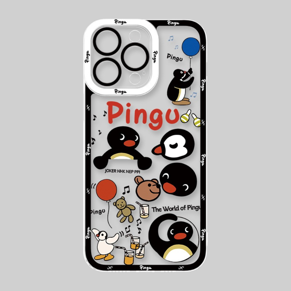 Pingu企鵝天使眼透明防摔軟殼-ZUIHANG SHOP