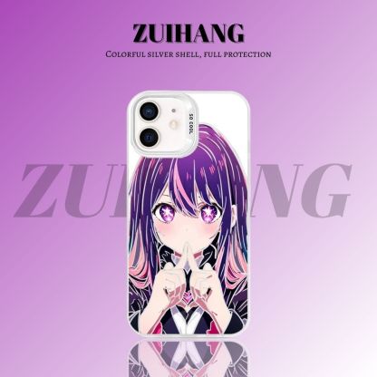 我推的孩子彩銀線條漸變防摔手機殼-ZUIHANG SHOP
