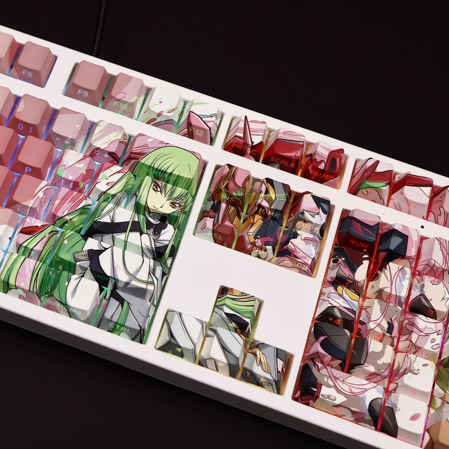 反叛的魯路修C.C.透光RGB108鍵標準配列衛星軸鍵帽-ZUIHANG SHOP