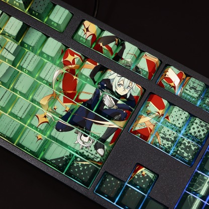 朝田詩乃透光RGB108鍵標準配列衛星軸鍵帽-ZUIHANG SHOP