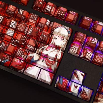 珂萊塔透光RGB108鍵標準配列衛星軸鍵帽