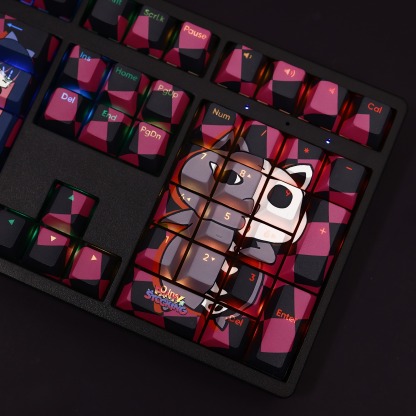 吊帶襪天使透光RGB108鍵標準配列衛星軸鍵帽-ZUIHANG SHOP