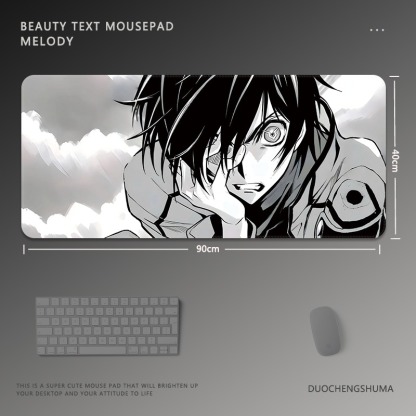 黑白動漫 主題桌墊 布質滑鼠墊-ZUIHANG SHOP